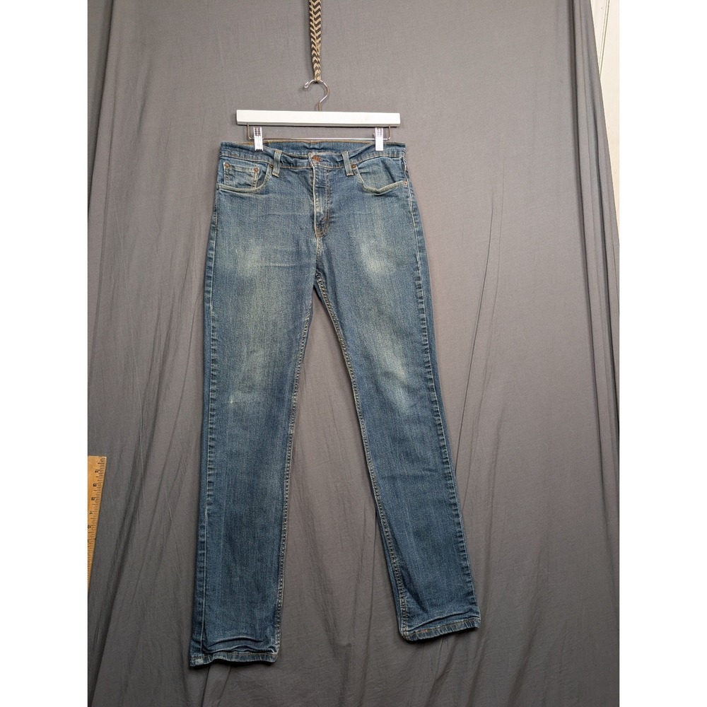 Levi's 511 Slim Fit Jeans Mens 33x32 Blue Denim WaterLess Stretch